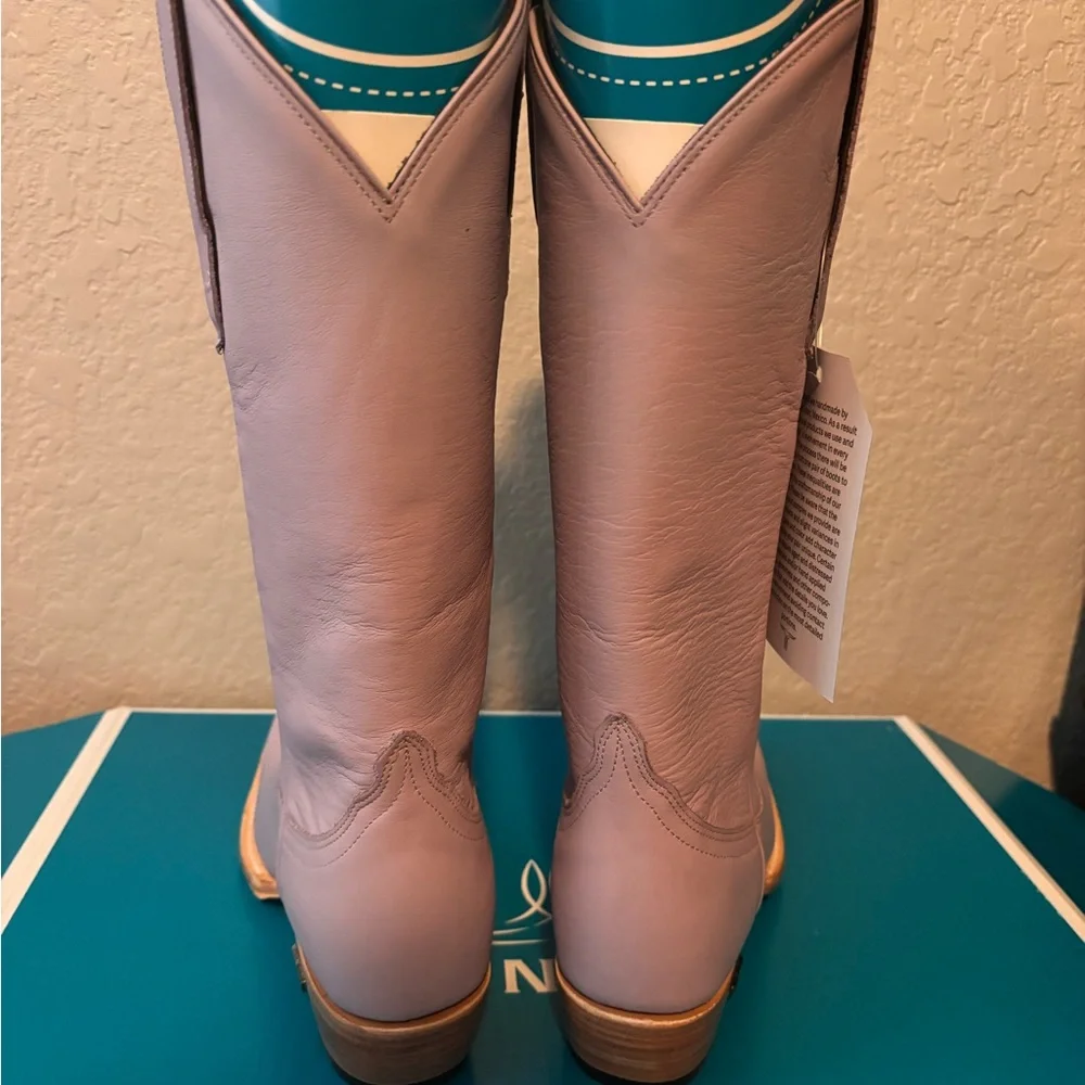 Lane Boots Emma Jane Lovely Lavender Western Boots 7.5W - Picture 3 of 4